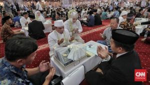 Seratus Pasangan Akad Nikah Massal di Istiqlal!