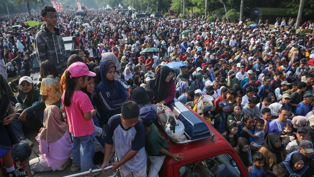 Monas Riuh! 8 Anak Sempat Hilang Saat HUT TNI
