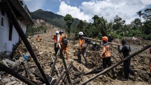 Anjing Pelacak Gugur! Cari Korban Longsor