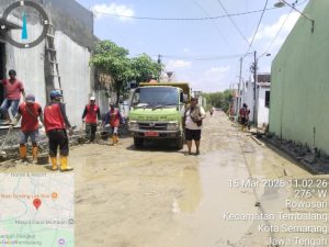Semarang Siaga! Tanggul Dinar Indah Diperkuat Bambu Darurat