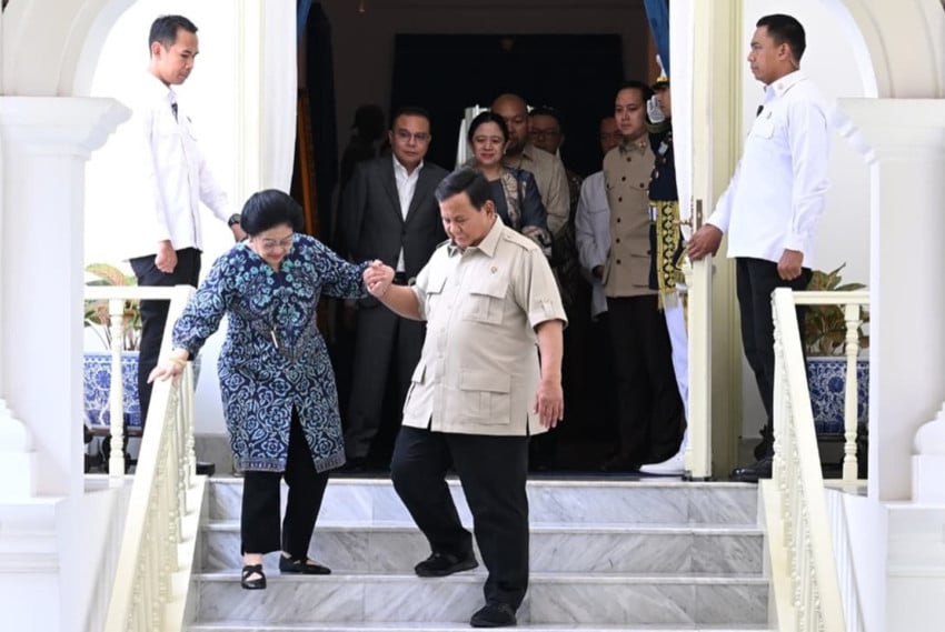 PDIP Tak Lagi 'Ganggu'? Mega-Prabowo Tebar Senyum!