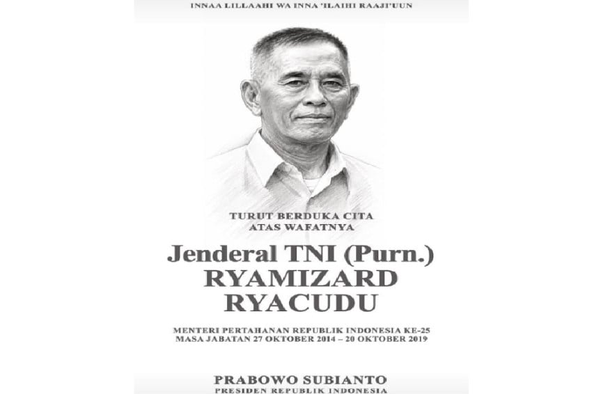 Duka Mendalam! Prabowo Kenang Jenderal Ryamizard Ryacudu