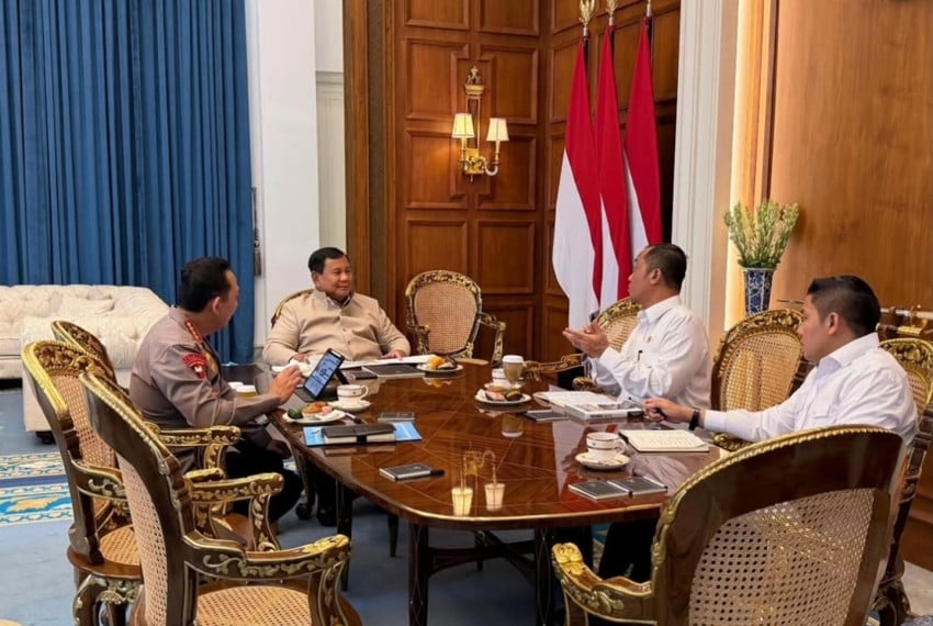Prabowo-Kapolri Bahas Keamanan Nasional, Ada Apa?