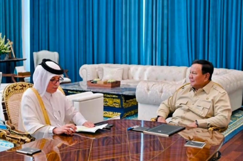 Terungkap! Prabowo-Menlu Qatar Susun Agenda Penting