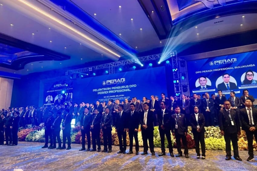 13 Pengurus Peradi Profesional Sulsel Resmi Dilantik!