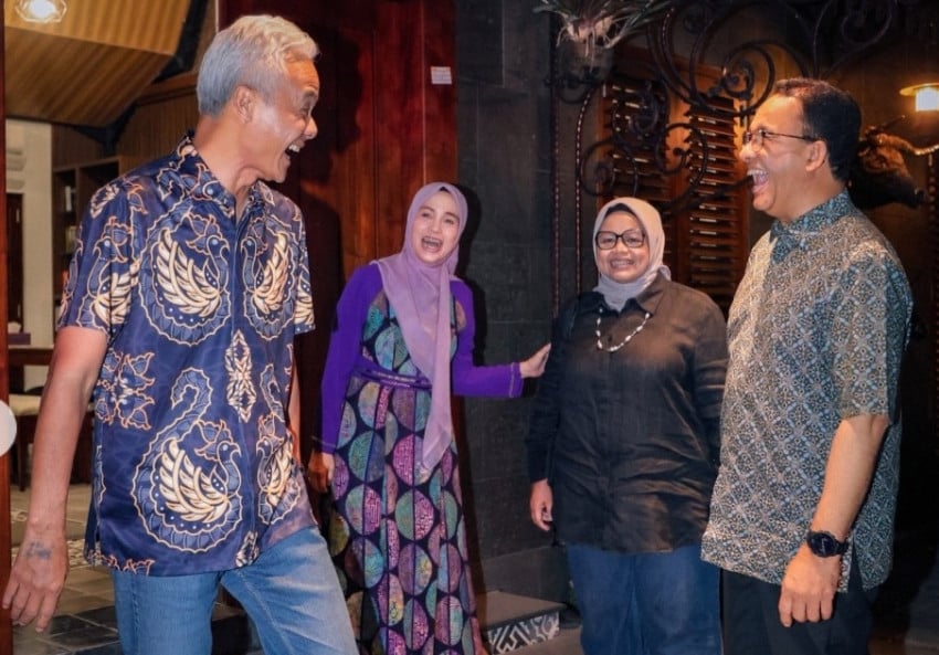 Momen Hangat Anies & Ganjar: Bahas Lari!