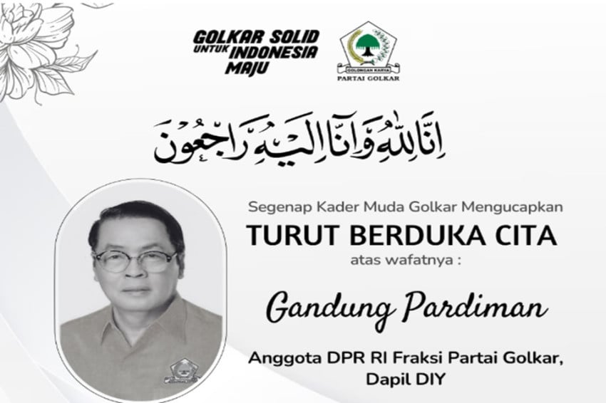 Kabar Duka! Gandung Pardiman Tutup Usia