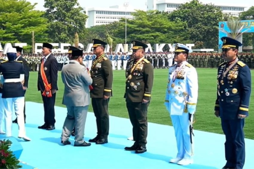 Prabowo: Terima Kasih TNI Jaga Kedaulatan!